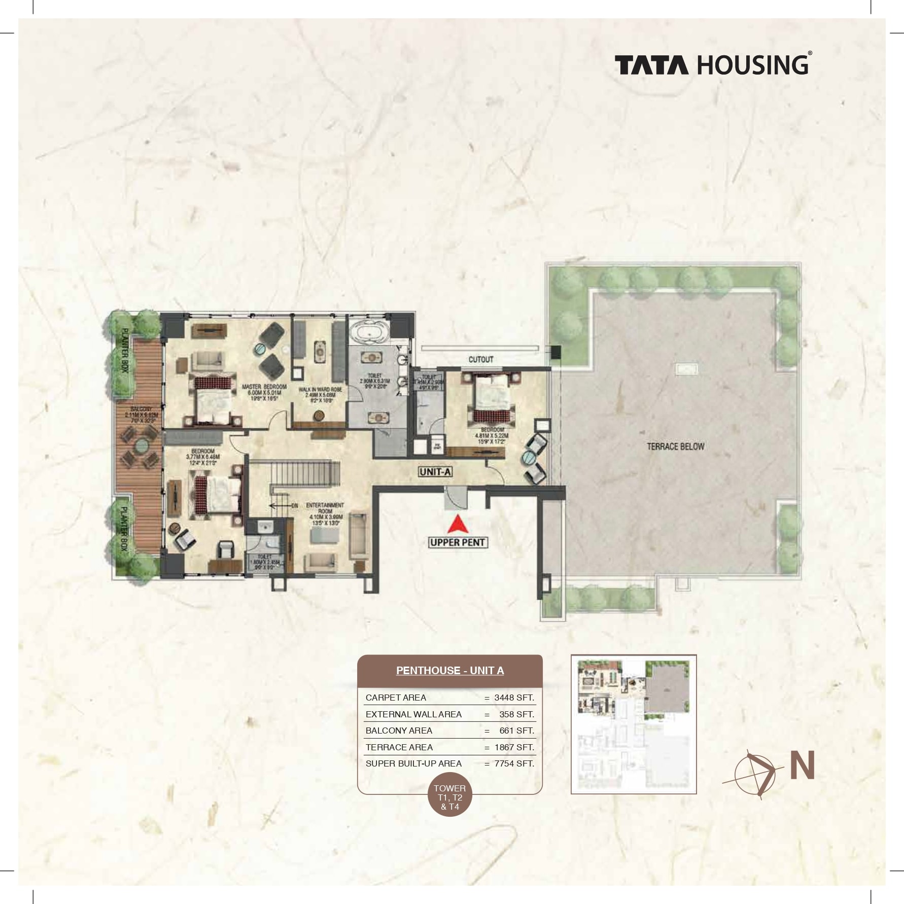 Tata Promont Penthouse Floor Plan_Unit A (2)