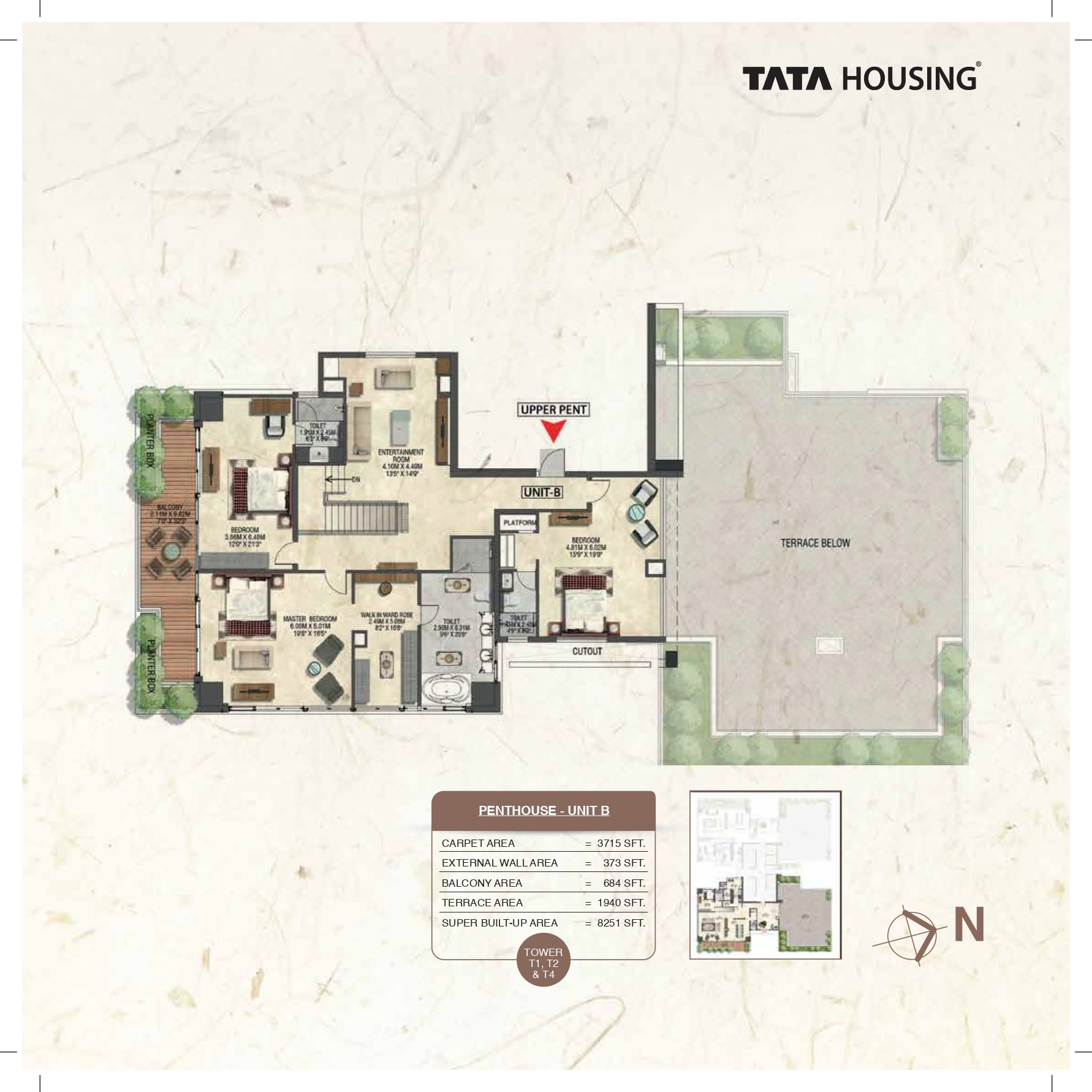 Tata Promont Penthouse Floor Plan_Unit B (2)